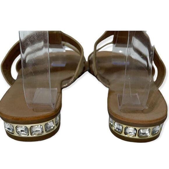 Dune London Jewel Embellished Slip On Sandal Size 6M Wenzel - Picture 5 of 8